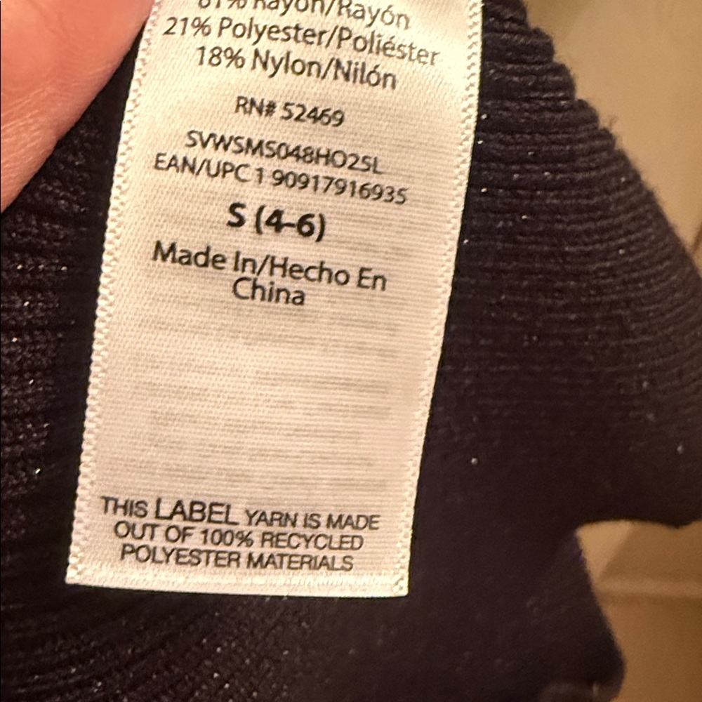 Brand-New Sofia by Sofia Vergara Twist Front Sweater Dress, size small - Picture 7 of 7
